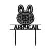 Gepersonaliseerde taarttopper labubu bij cake, bake & love 1