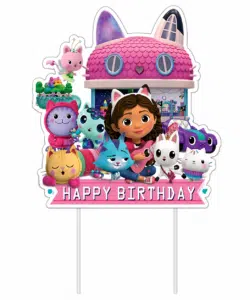 Caketopper Gabby Dollhouse Happy Birthday