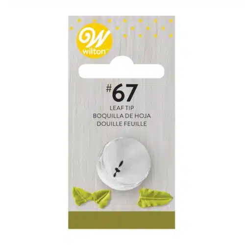 Wilton decorating tip #067 leaf carded