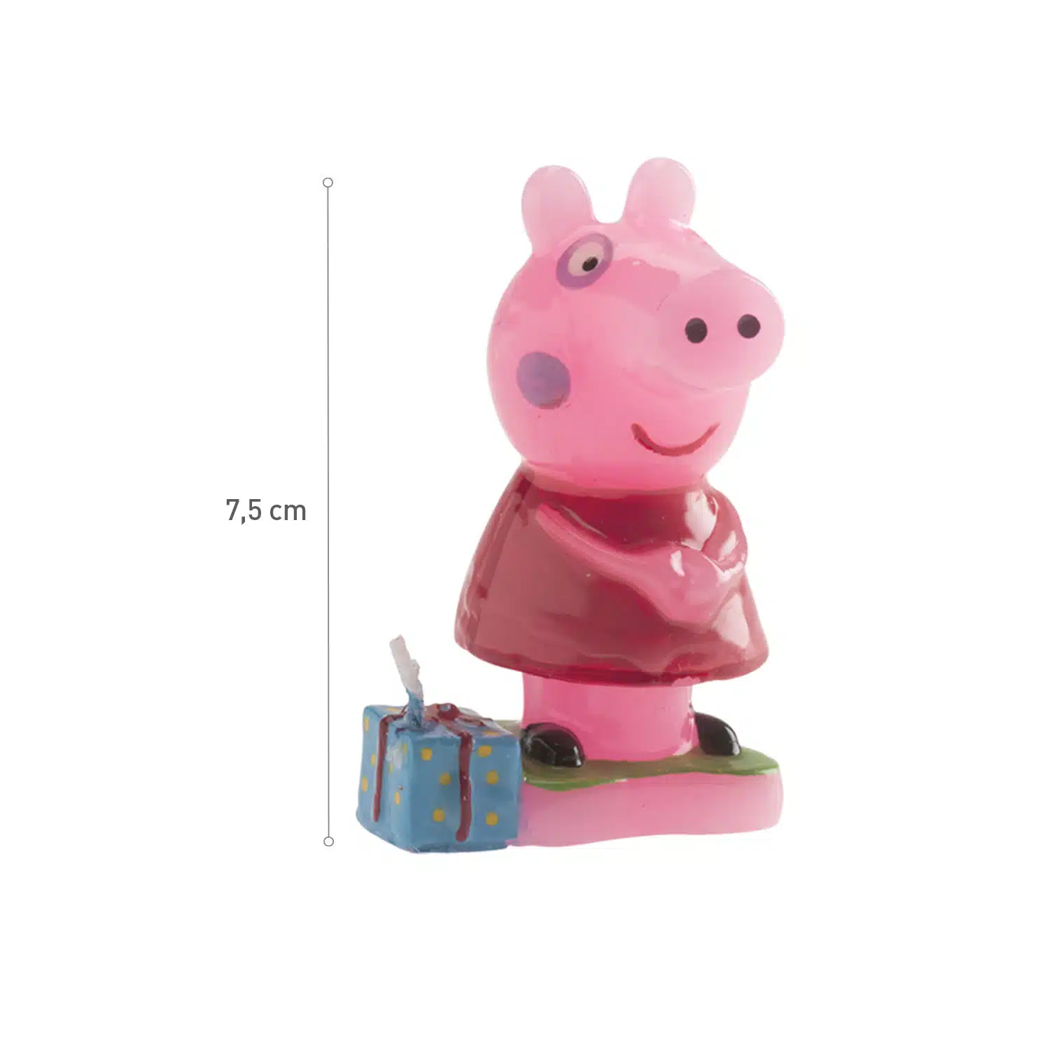 Peppa big kaars 8cm bij cake, bake & love 5 Peppa big kaars 8cm - afbeelding 2