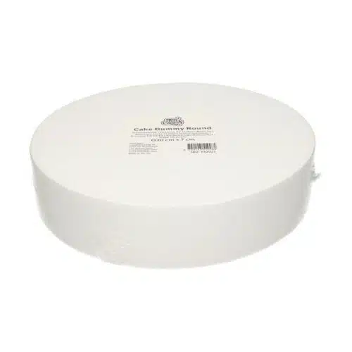 Funcakes taart dummy rond 30 cm - 7 cm hoog
