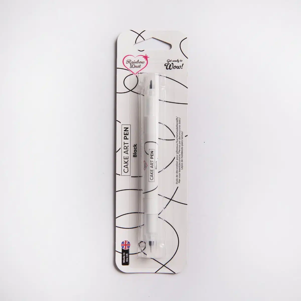 Rd cake art pen - black bij cake, bake & love 3 Rd cake art pen - black