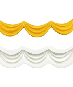 Siliconen mal Draperie