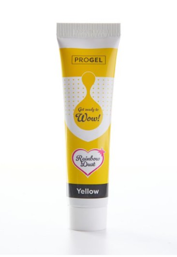 Rd progel concentrated colour - yellow bij cake, bake & love 4 Rd progel concentrated colour - yellow
