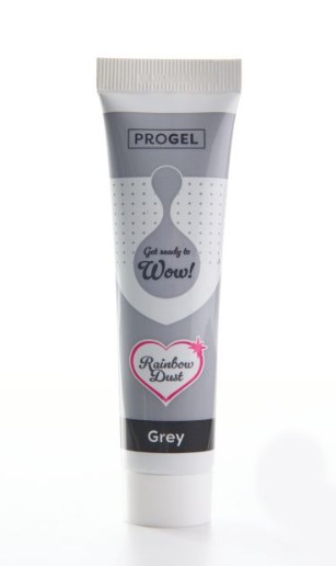 Rd progel concentrated colour - grey bij cake, bake & love 5 Rd progel concentrated colour - grey