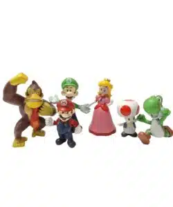 Plastic decoratieset Mario Bros set/6
