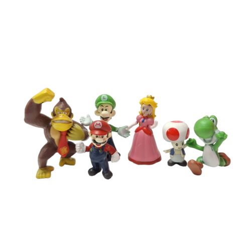 Plastic decoratieset mario bros set/6 bij cake, bake & love 3