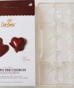 Chocolate mould hearts