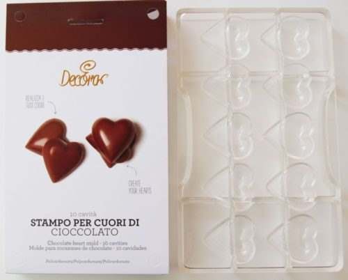 Chocolate mould hearts