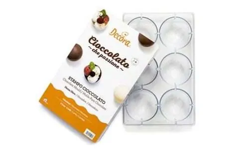 Chocolate mould bal 7,5 cm