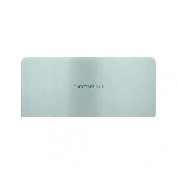 Large stainless steel cake scraper by choctastique bij cake, bake & love 3 Extra large stainless steel cake scraper by choctastique
