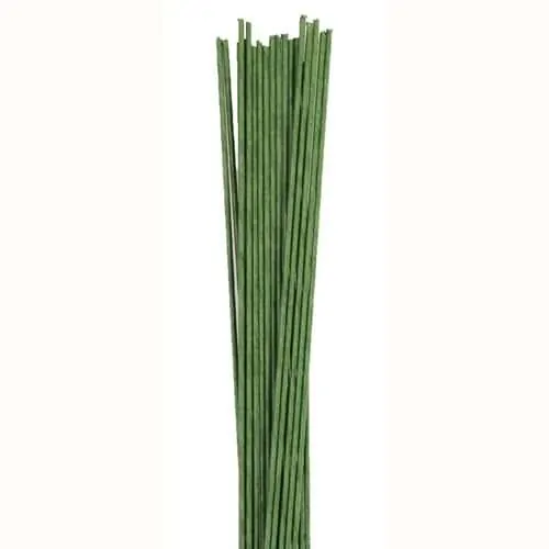 Culpitt floral wire dark green set/20 18 gauge
