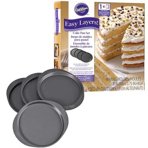 Wilton cake pan easy layers 20cm set/4
