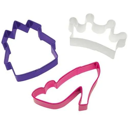 Wilton princess cookie cutter set/3