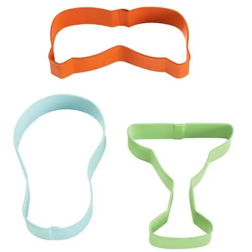 Wilton cookie cutter summer set/3 bij cake, bake & love 3 Wilton cookie cutter summer set/3