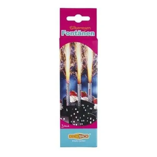Cake fountain silver, 3 stuks