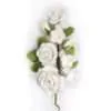 Gumpaste boeket rozen wit 145mm