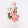 Gumpaste boeket rozen roze 145mm