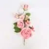 Gumpaste boeket rozen roze 145mm