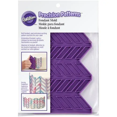 Wilton silicone precision patterns herringbone (2)