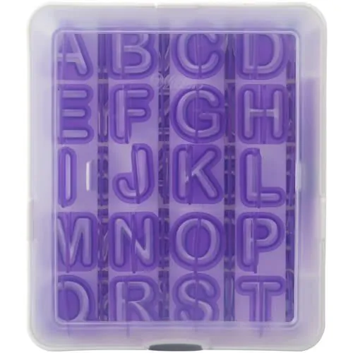 Wilton cutouts alphabet & numbers set (2)