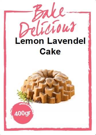 Bake delicious lemon lavendel cake 400gr