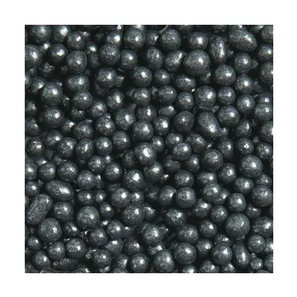 Pakketproduct: klein zakje zwarte parels voor oogjes bij cake, bake & love 5 Wilton sugarpearls -black- (2)
