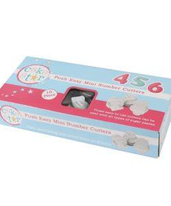Cake Star Push Easy Cutters - Small Numbers
