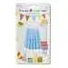 Kaarsjes zacht blauw met houder 10 stuks (2)