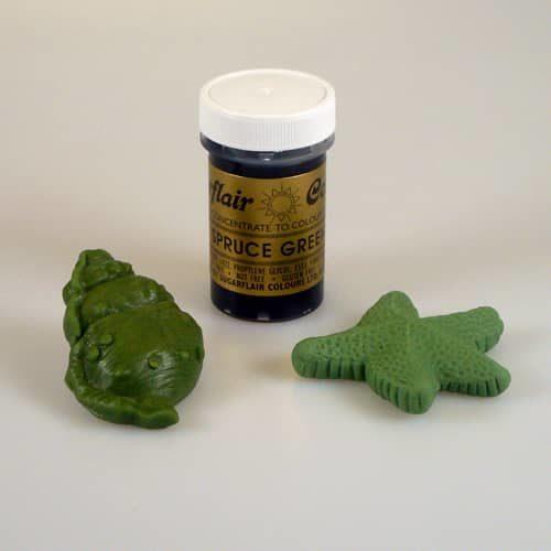 Sugarflair paste colour spruce green 25g