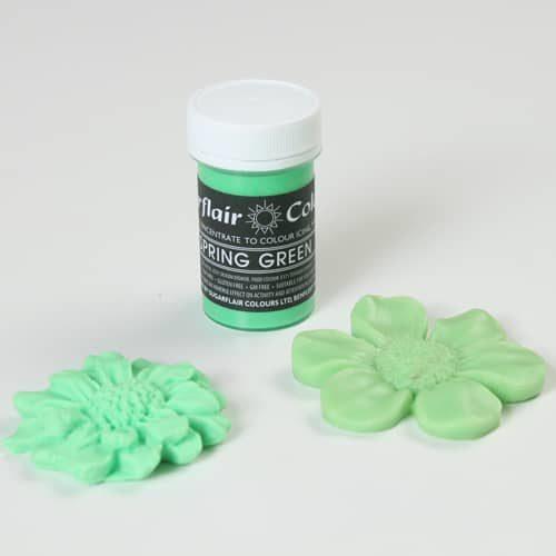 Sugarflair paste colour pastel spring green 25g
