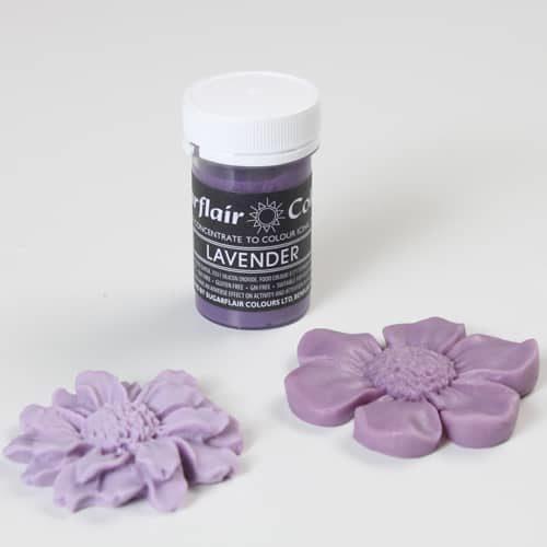 Sugarflair paste colour pastel lavender 25g