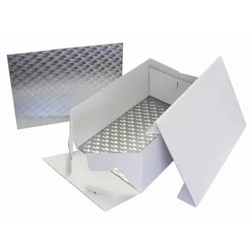 Pme cake box & oblong cake board (3mm) 38x27,8 cm