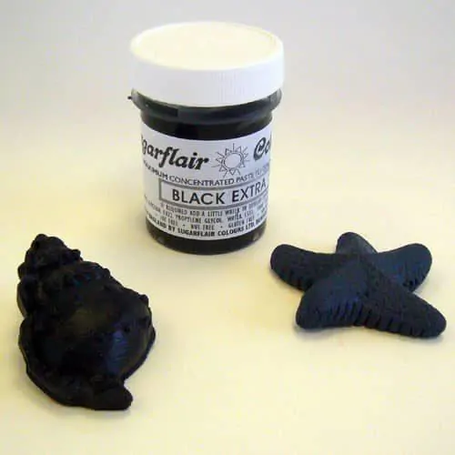 Sugarflair max conc paste colour black extra