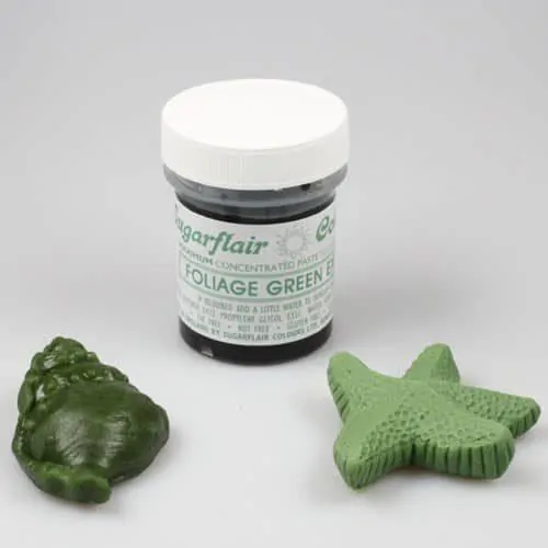 Sugarflair max conc paste colour foliage green