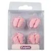 Culpitt suikerdecoratie baby voetjes roze pk/24