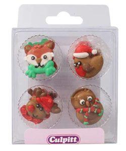 Culpitt Suikerdecoratie Winter Vriendjes pk/12