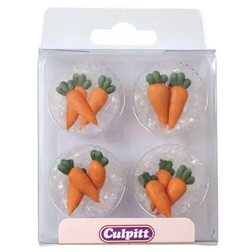 Culpitt suikerdecoratie wortels pk/12