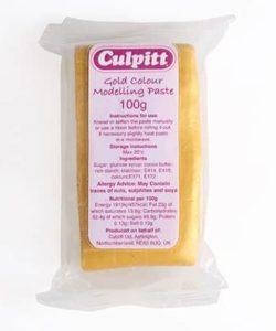Culpitt Modelling Paste Gold 100g
