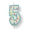 Pme large candle blue number 5 bij cake, bake & love 2 Pme large candle blue number 5