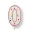Pme large candle pink number 0 bij cake, bake & love 2 Pme large candle pink number 0