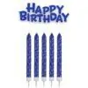 Pme candles & happy birthday blue pk/17 bij cake, bake & love 1 Pme candles & happy birthday blue pk/17