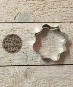 Plaque cutter sierlijk vierkant