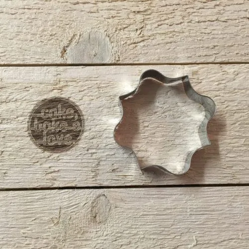 Plaque cutter sierlijk vierkant