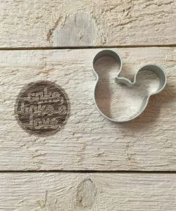Koekjes uitsteker Mickey/Minnie hoofd