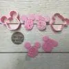 Mickey en minnie mouse uitsteker set 2