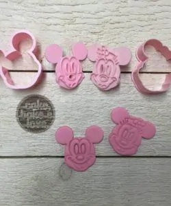 Mickey en Minnie Mouse uitsteker set 2