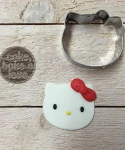 Koekjes uitsteker Hello Kitty hoofd