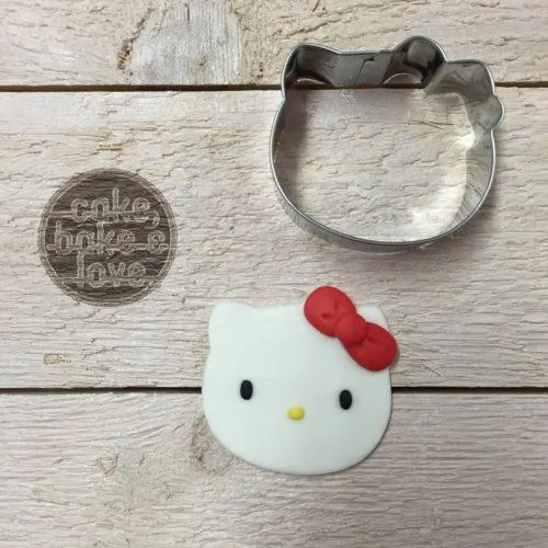 Koekjes uitsteker hello kitty hoofd