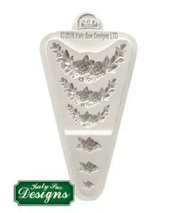 Katy Sue Design - Rose Medley Silicone Mould (2)